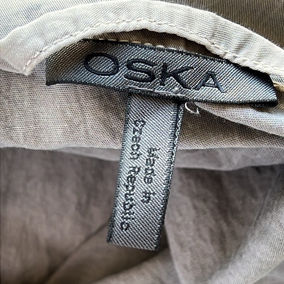 Oska Taupe Gray Long Parka with Hood - Size 1 - Picture 2 of 7